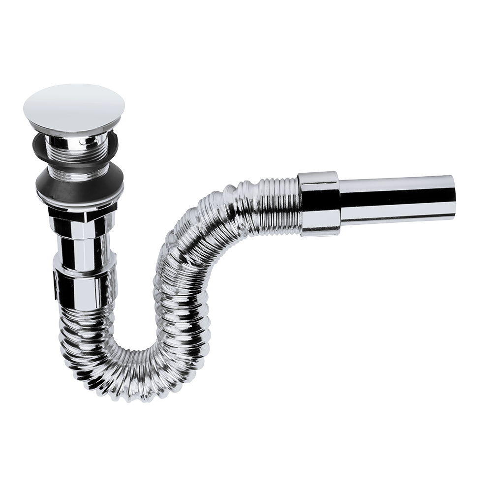 Bellows Siphon Chrome - 51579 - Siphons Series