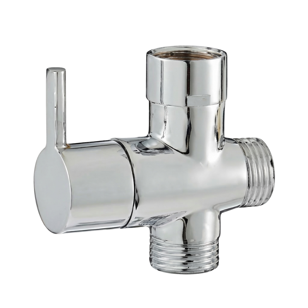 Nut-Type Shower Diverter