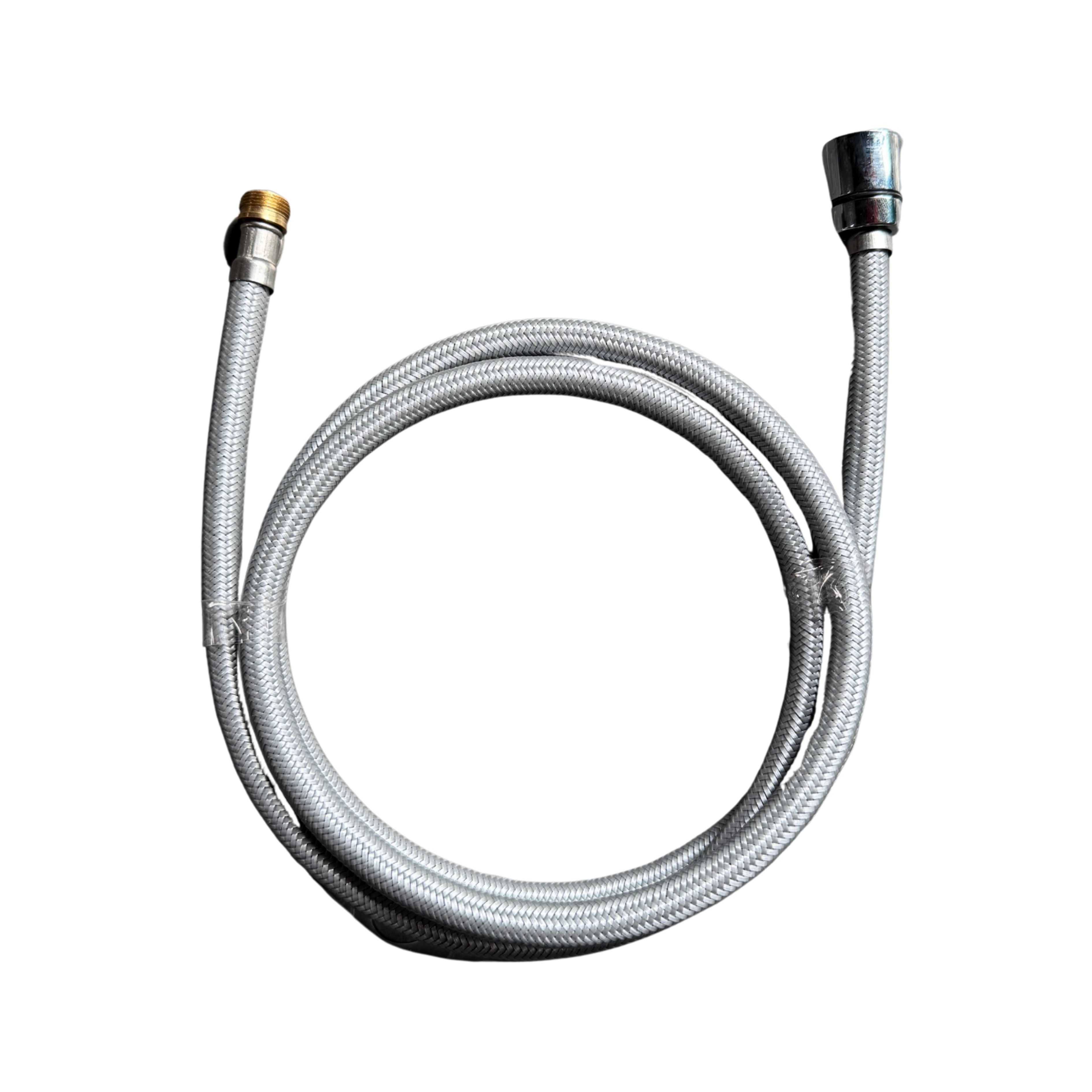 SPIRAL SINK MIXER HOSE GRAY BRAIDED 150cm - 46346 - Complement Series SPIRAL SINK MIXER HOSE GRAY BRAIDED 150cm - 46346 - Complement Series